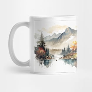 Peaceful Riverside Retreat Mug